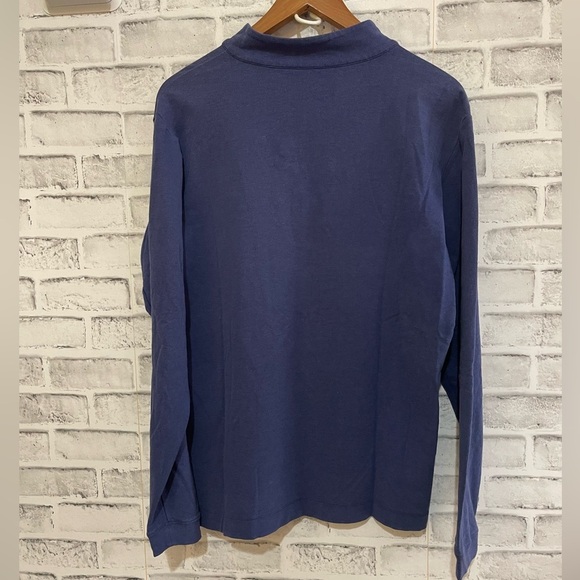 Men’s Peter Millar blue 1/4 lightweight pullover sweatshirt jacket Medium - Picture 2 of 5